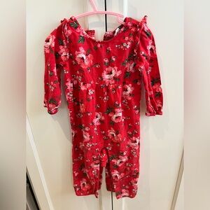 Baby gap Floral Red Kids Romper 18-24m
